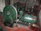 An elevator motor system with an emergency governor application.